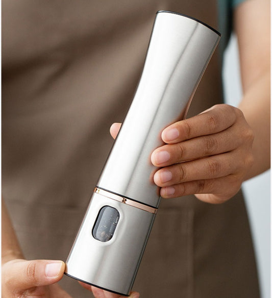 Electric Stainless Steel Pepper Salt Grinder