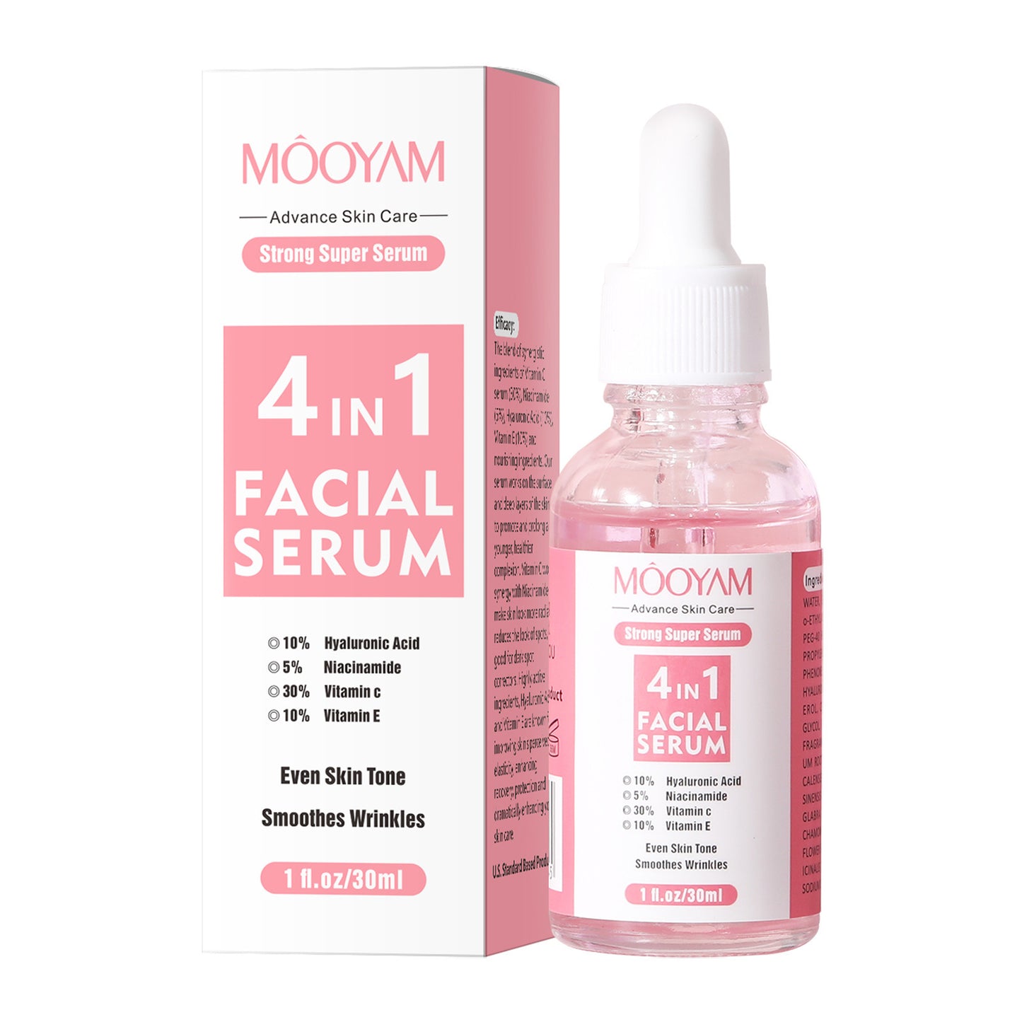 Stock Solution Hyaluronic Acid Nicotinamide Vitamin C Vitamin E Four-in-one